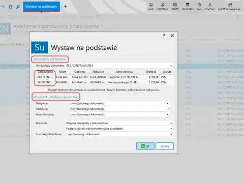 Subiekt nexo PRO widok 2